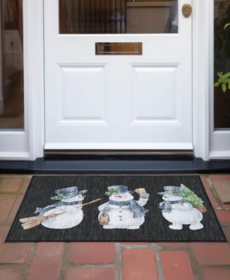 Holiday Washable Indoor/Outdoor ACN1826 1'8"x2'6" Area Rug