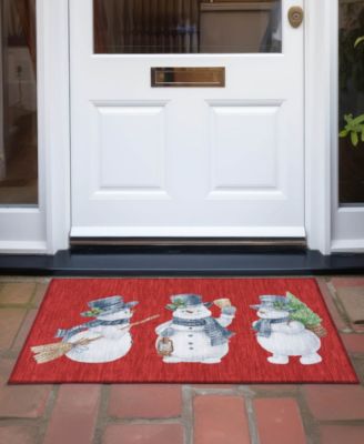 Holiday Washable Indoor/Outdoor ACN1826 1'8"x2'6" Area Rug