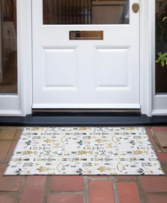 Holiday Washable Indoor/Outdoor ACN1827 1'8"x2'6" Area Rug