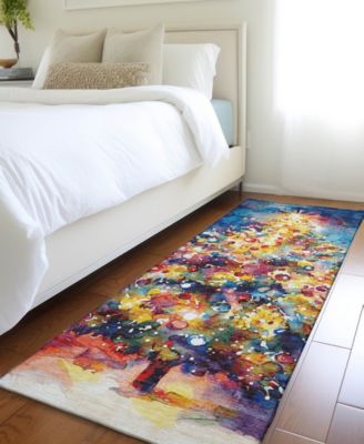 Holiday Washable Indoor/Outdoor ACN1806 2'3"x7'6" Runner Area Rug