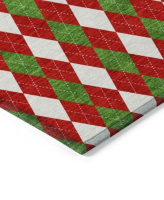 Holiday Washable Indoor/Outdoor ACN1812 2'3"x7'6" Runner Area Rug