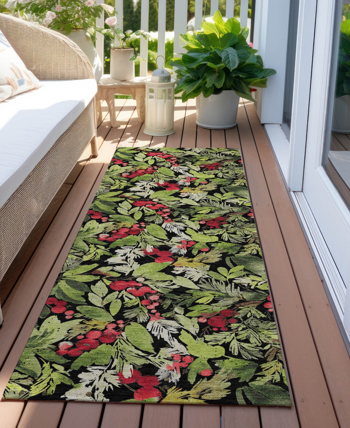 Addison Holiday Washable Indoor/Outdoor ACN1816 2'3"x7'6" Runner Area Rug