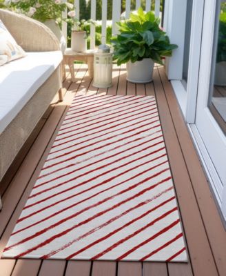 Holiday Washable Indoor/Outdoor ACN1819 2'3"x7'6" Runner Area Rug