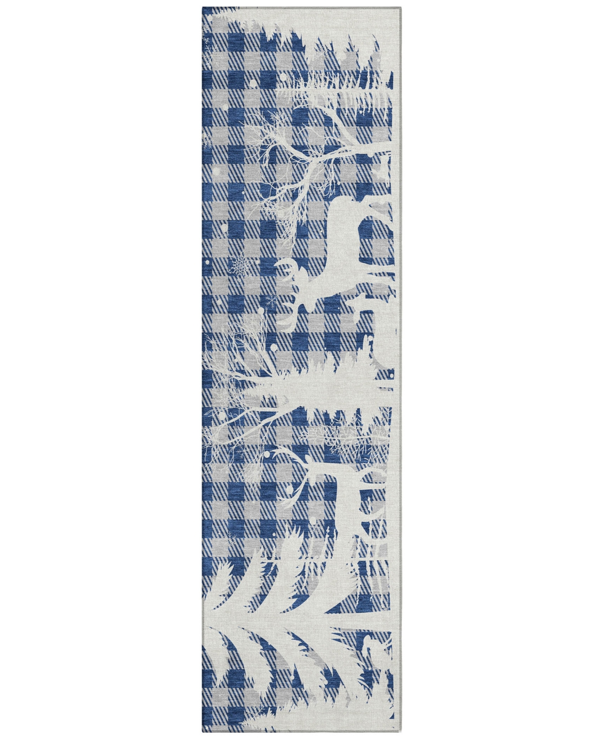 Addison Holiday Washable Indoor/Outdoor ACN1824 2'3"x7'6" Runner Area Rug