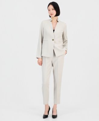 Women's Notched One-Button Pantsuit