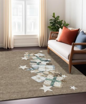 Holiday Washable Indoor/Outdoor ACN1825 5'x7'6" Area Rug