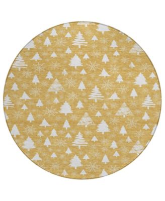 Addison - Holiday Washable Indoor/Outdoor ACN1815 Round Area Rug