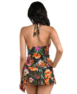 Women's Tropical Hideaway V-Neck Tankini