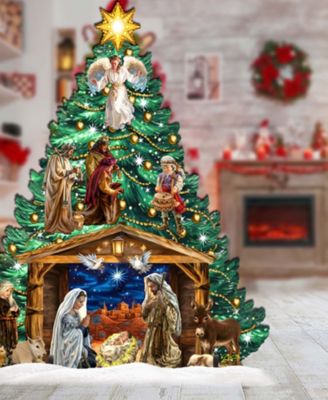 Nativity Christmas Tree Garden Indoor D&eacute;cor