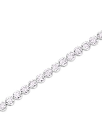 Lab-Grown Diamond (7 ct. t.w.) Bracelet in 14k White Gold