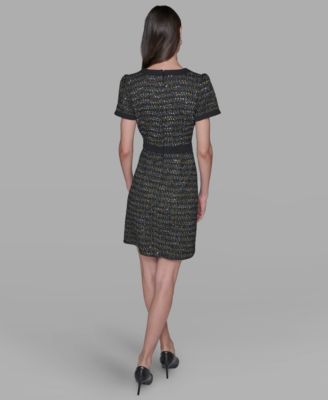 Women's Metallic Sheath Dress