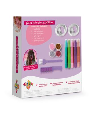 Glam Hair Chalk Glitter Easy-Color Styling Set
