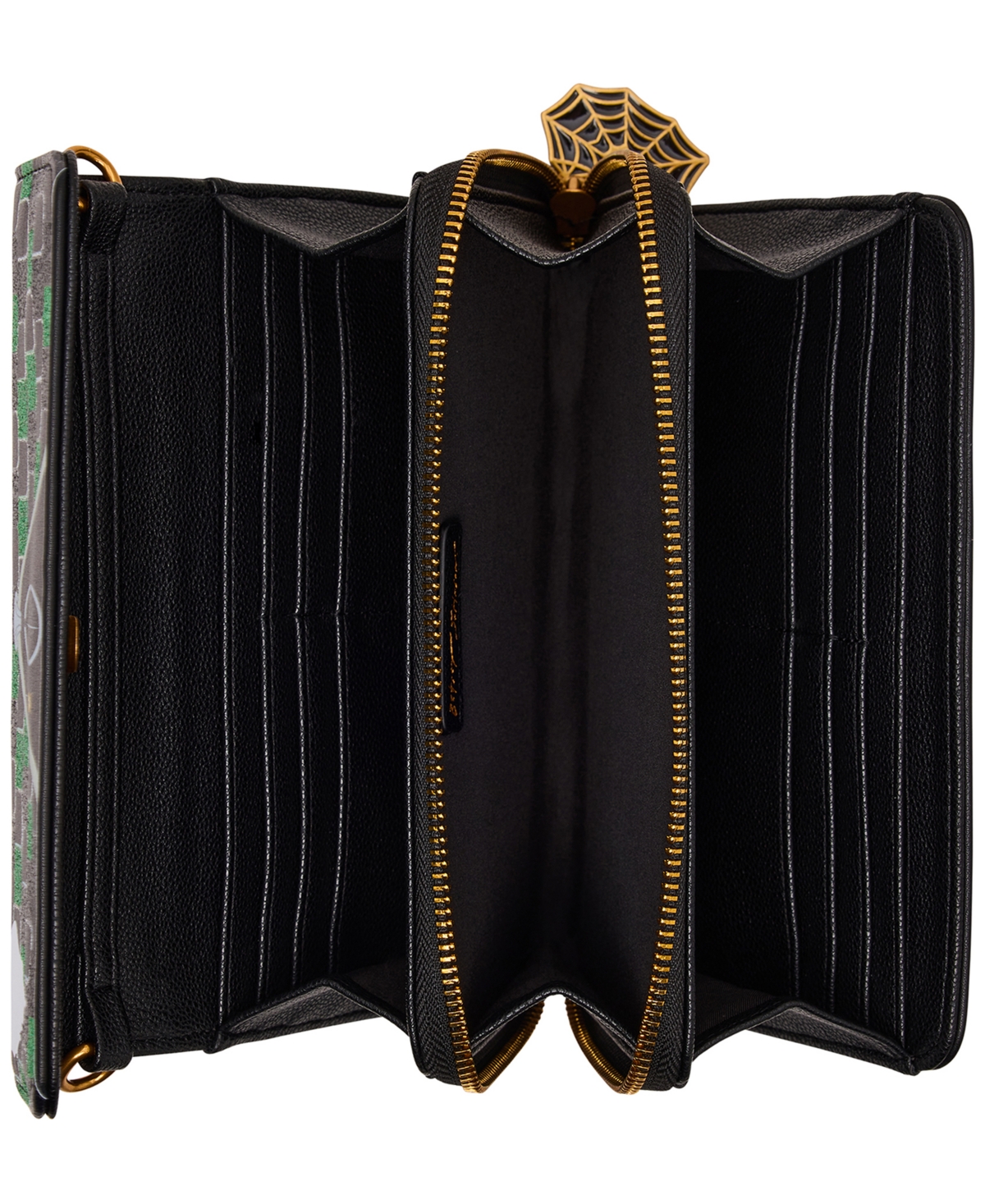 Betsey Johnson Skull Boss Trifold Wallet In Multi