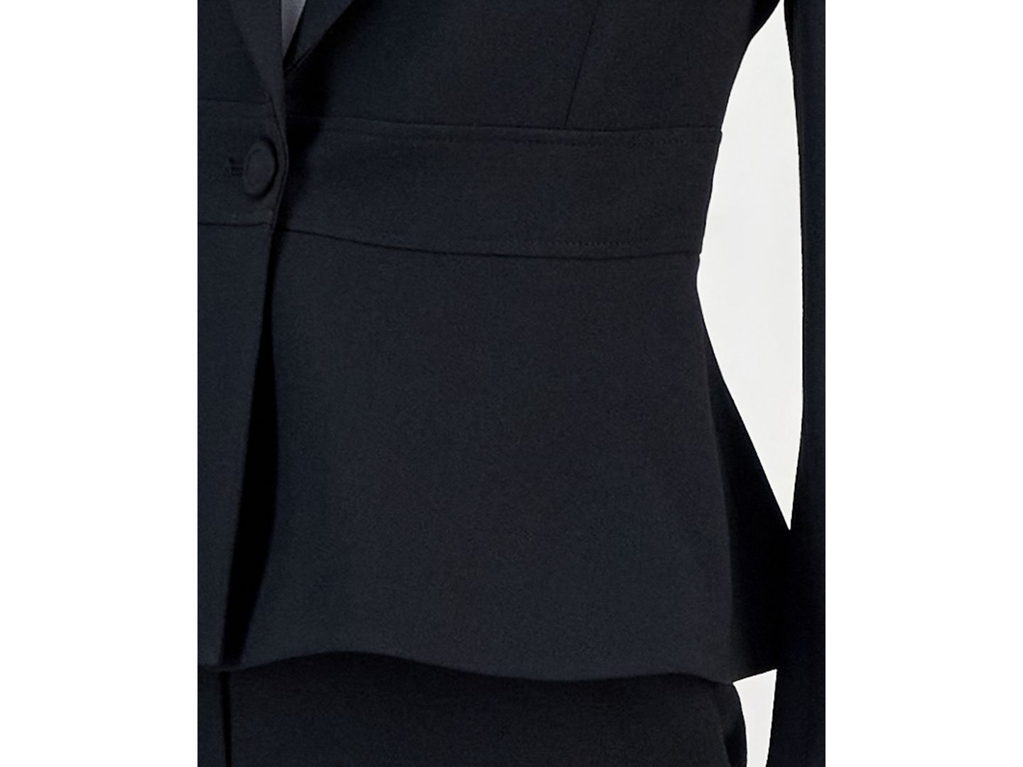 Женские брюки Tahari ASL Belted Wrap Pant Suit Set, цвет: Чёрный — фото 4
