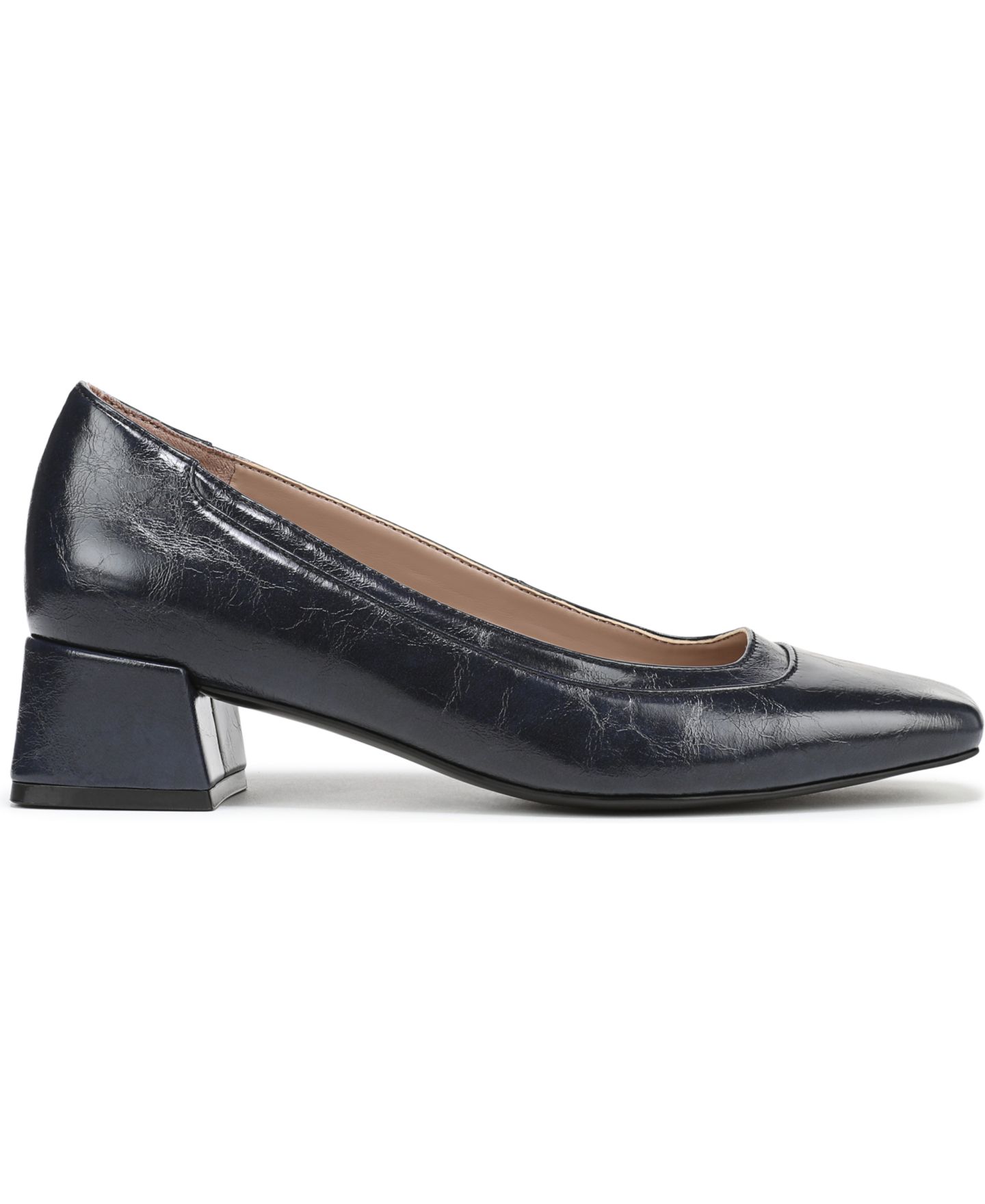 Женские туфли Naturalizer Huntley Square Toe Block Heel Pumps — фото 2
