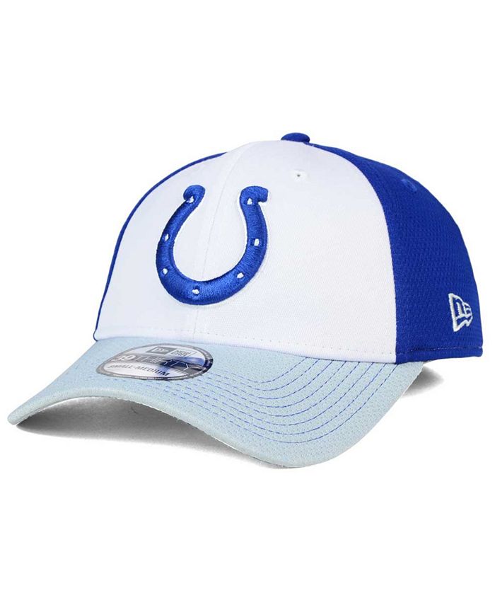New Era Indianapolis Colts Chase White Front Mesh 39THIRTY Cap ...