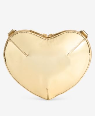 Barrii Metallic Shell Mini Heart Crossbody, Exclusively at Macy's 