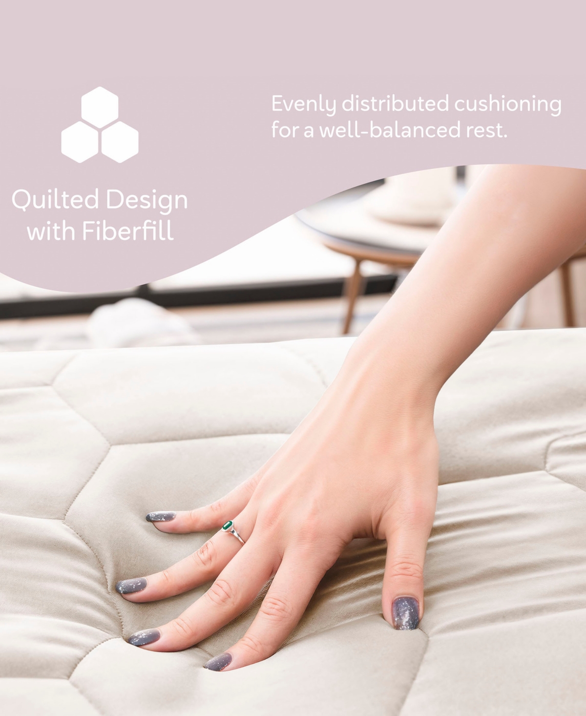 Nestl Quilted Hypoallergenic Waterproof Mattress Pad Cover