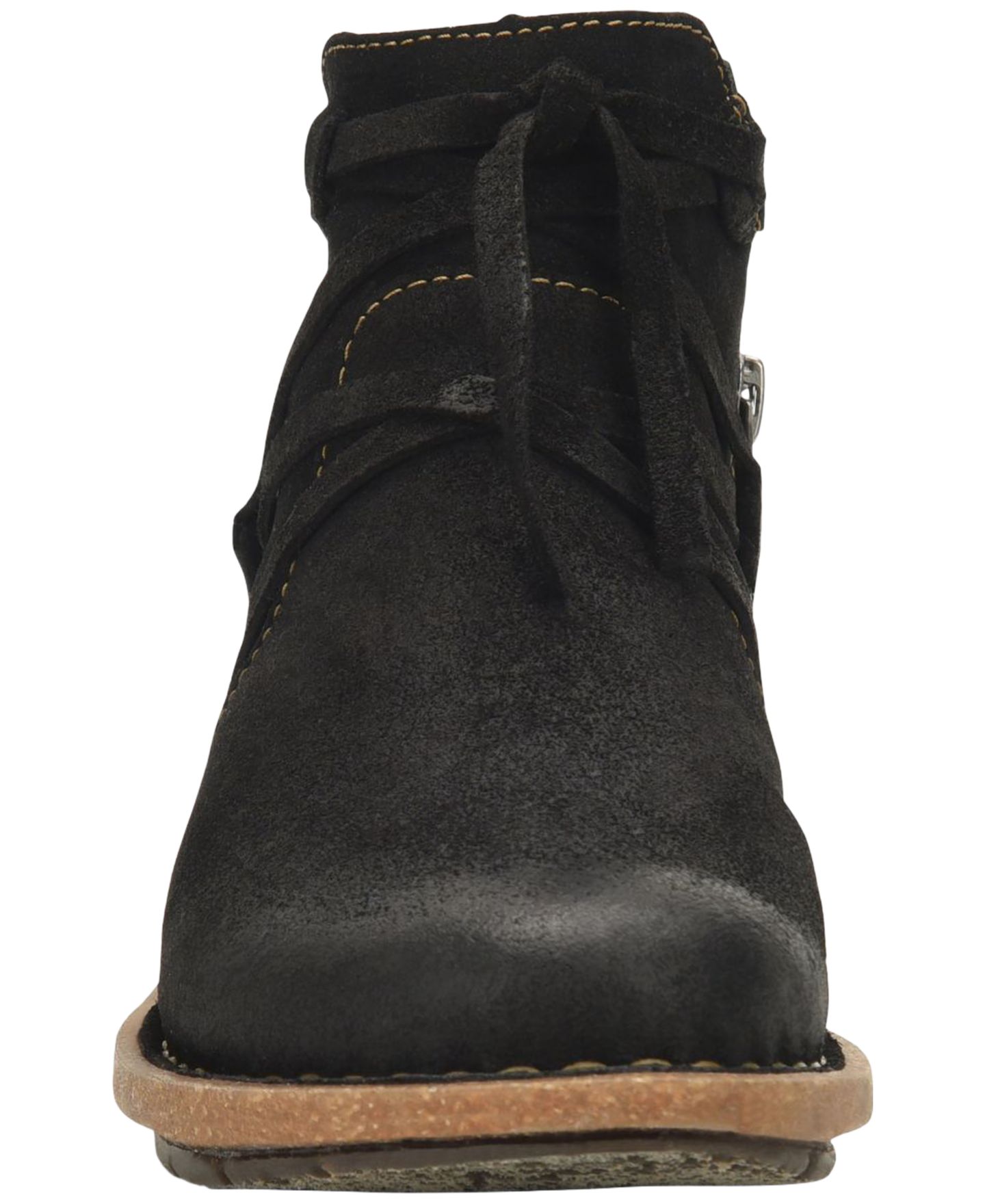 Женские ботинки Born Tarkiln Round Toe Booties, цвет: Чёрный — фото 7