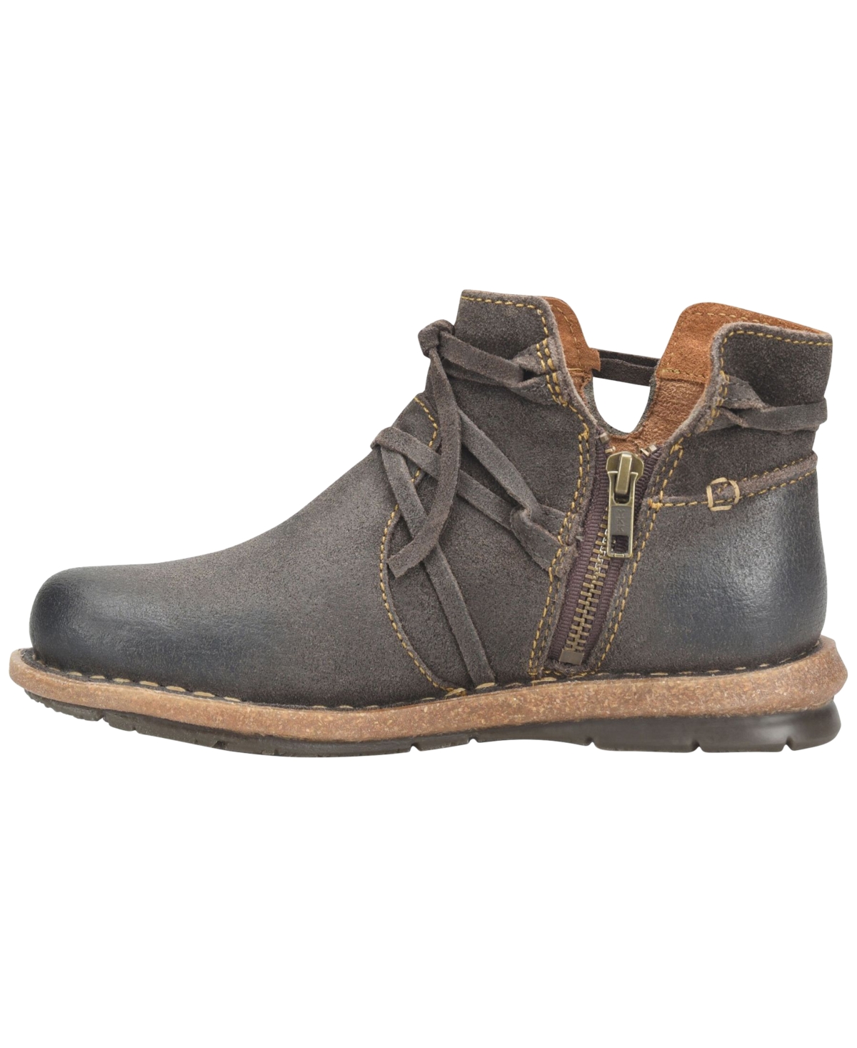 Born Women's Tarkiln Round Toe Booties In Gray