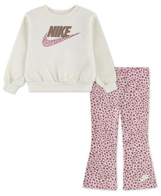 Girls' 2T-6X Wild Warmth Printed Top and Leggings, 2-Piece Set