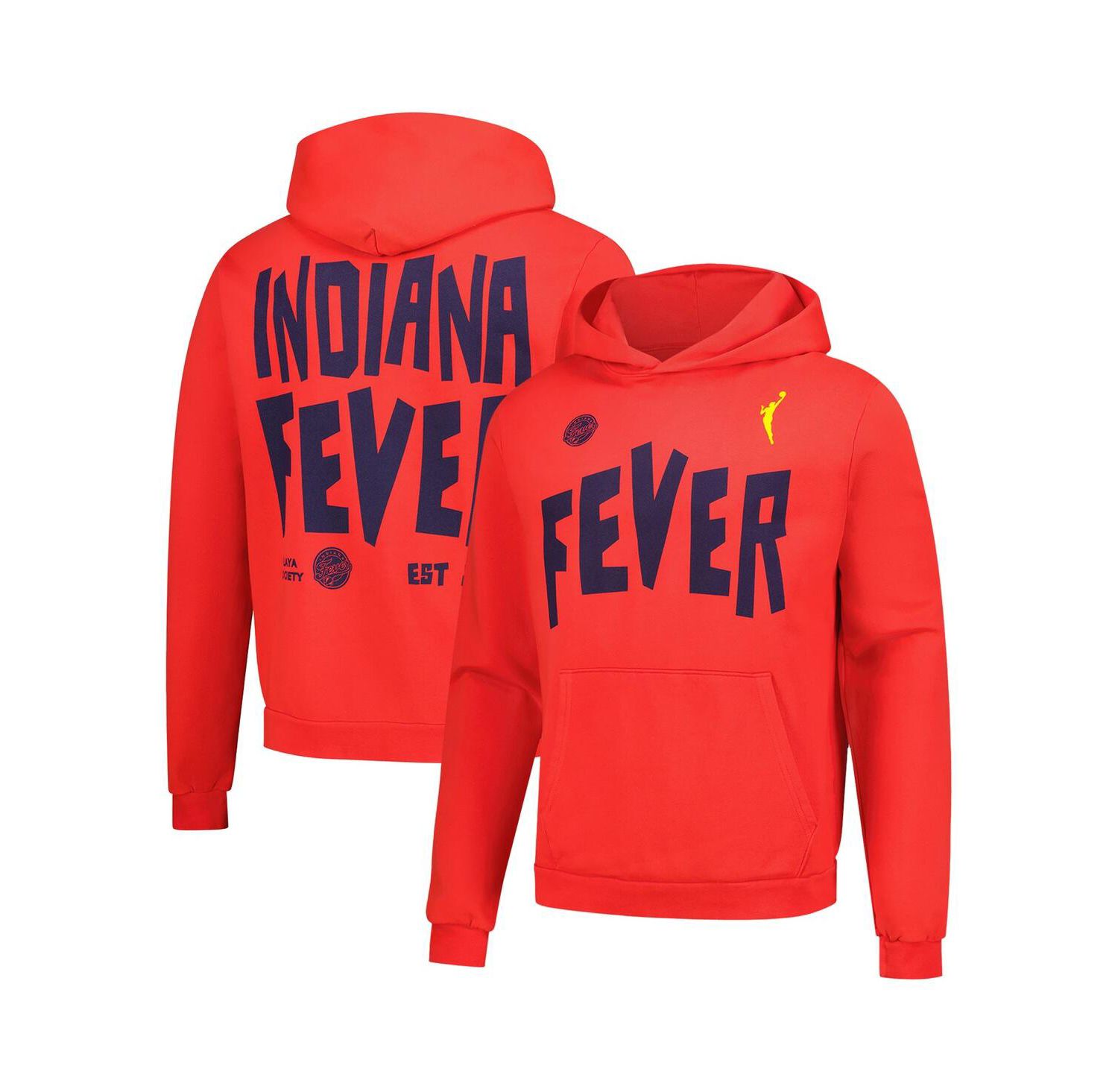 Men's and Women's Red Indiana Fever 2000 WNBA Premium Hoodie
