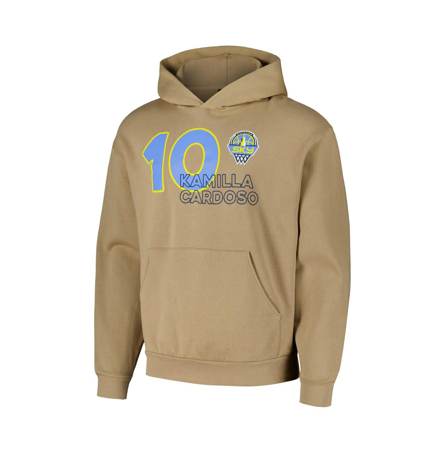 Худи Round21 Kamilla Cardoso Tan Chicago Sky Player Pullover — фото 3