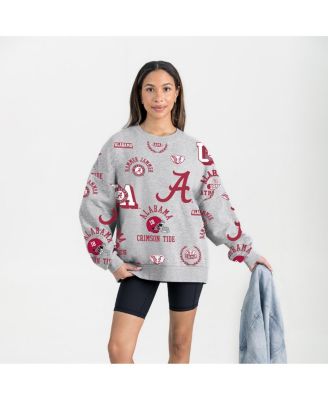 Gameday Couture - Women's Gray Alabama Crimson Tide Always on Repeat Fleece Sweatshirt