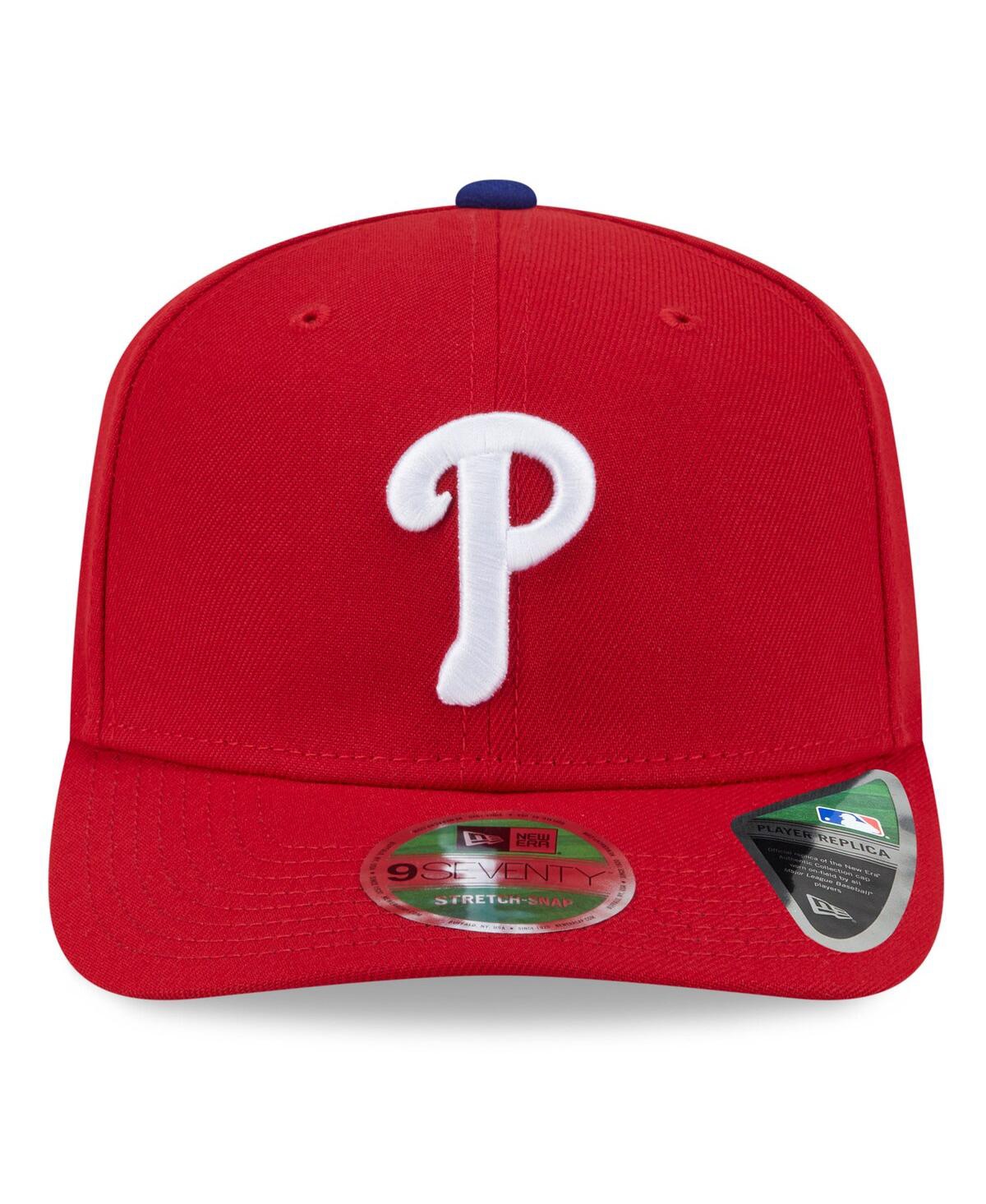 New Era Men's Red Philadelphia Phillies 2025 Mlb Postseason Side Patch 9seventy Adjustable Hat In Brown