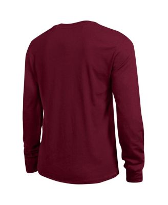 Women's Maroon Virginia Tech Hokies Arch Over Logo Long Sleeve T-Shirt