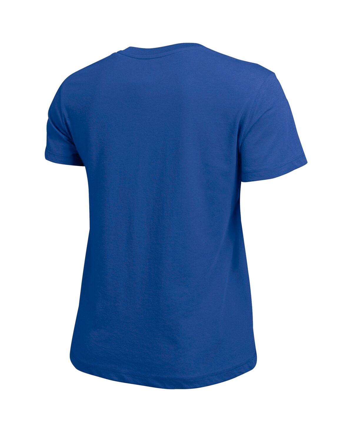 Champion Women's Royal Kentucky Wildcats Arched Over Logo T-shirt In Blue