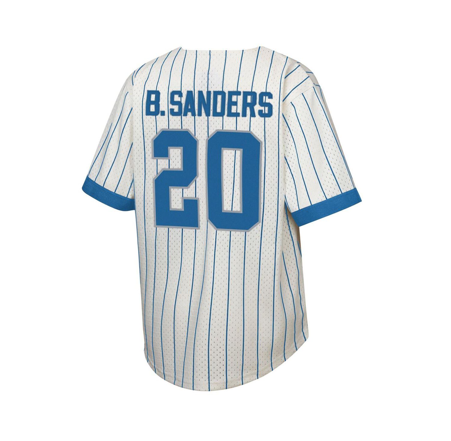 Big Boys and Girls Barry Sanders Cream Detroit Lions Retired Player Name & Number Baseball Jersey