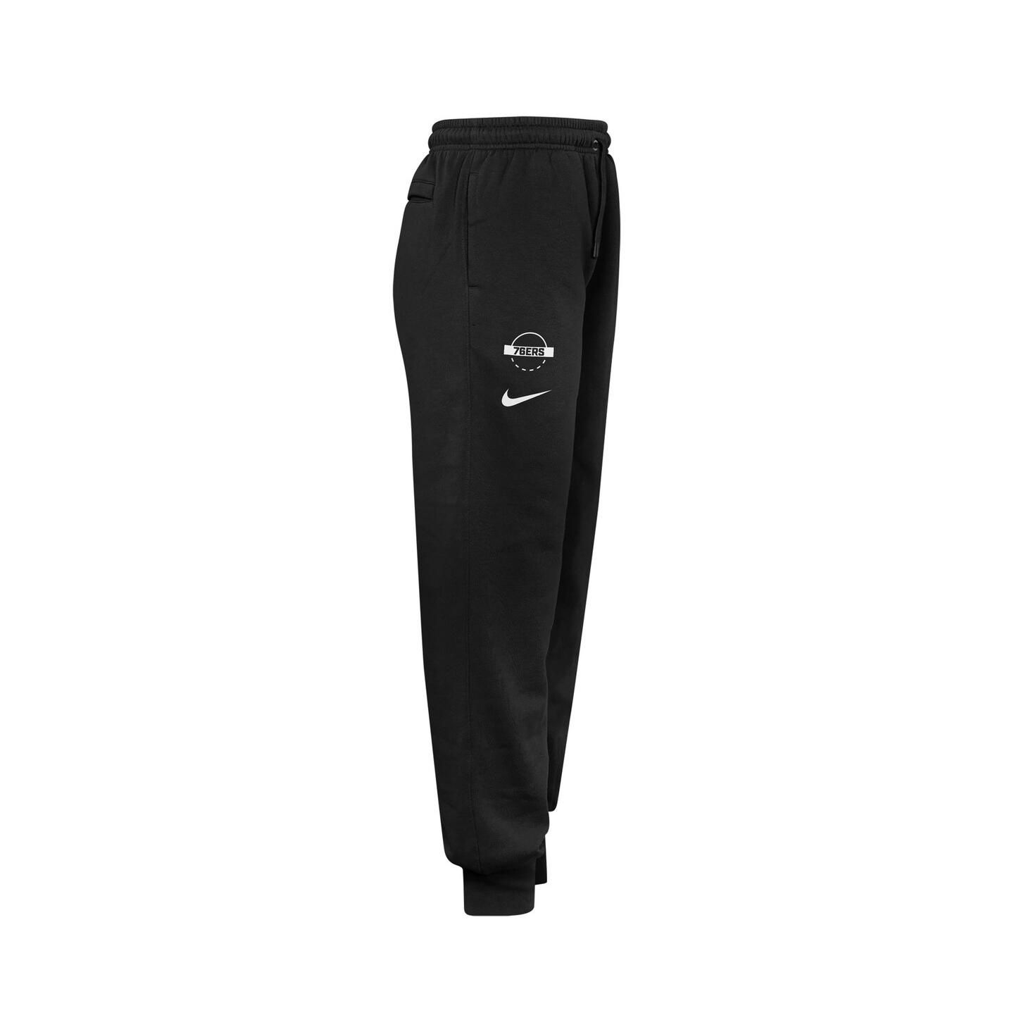 Детские брюки Nike Black Philadelphia 76ers Club Fleece Practice Jogger — фото 2