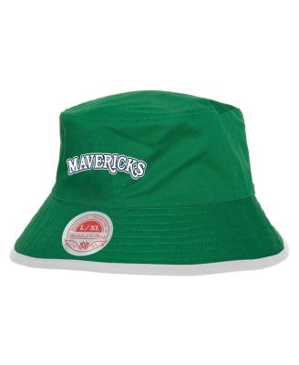 Men's Navy/Green Dallas Mavericks Flip It Reversible Bucket Hat