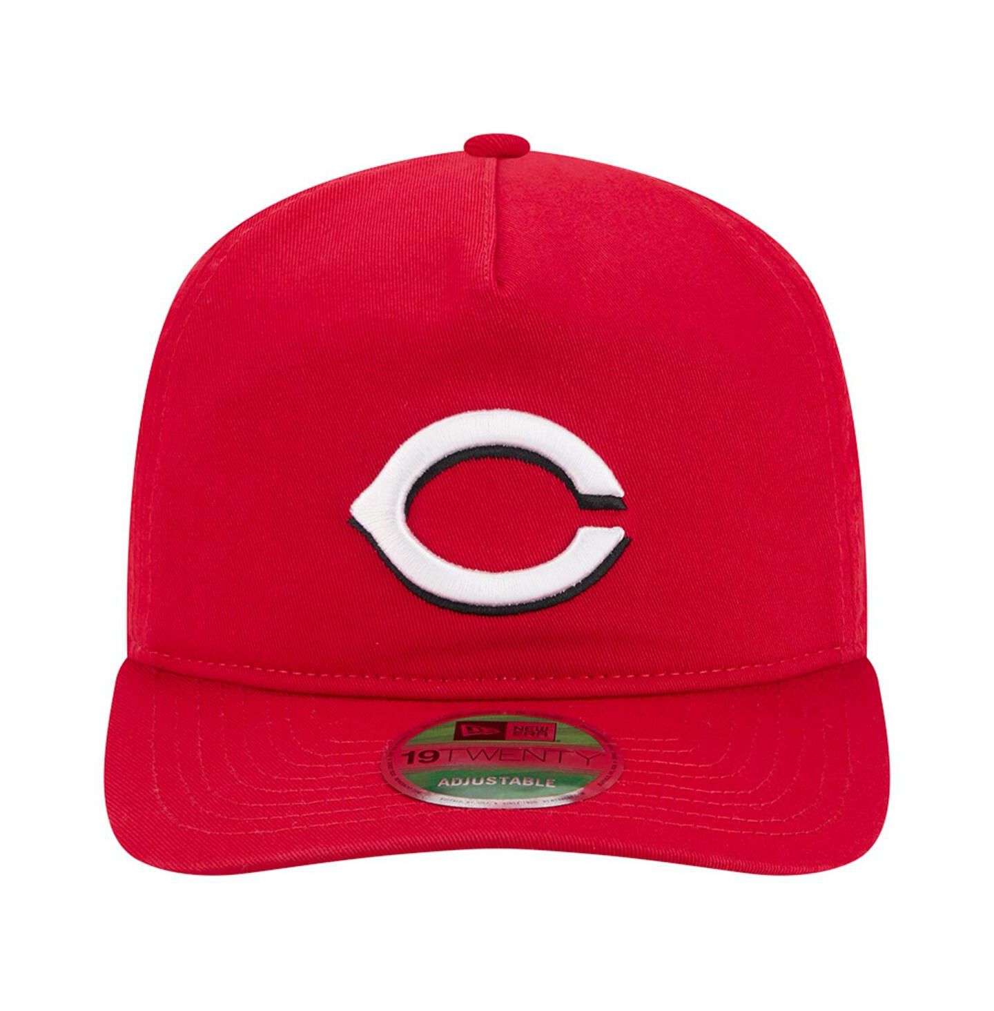 Мужская кепка New Era Red Cincinnati Reds Team 19TWENTY Adjustable Hat — фото 4