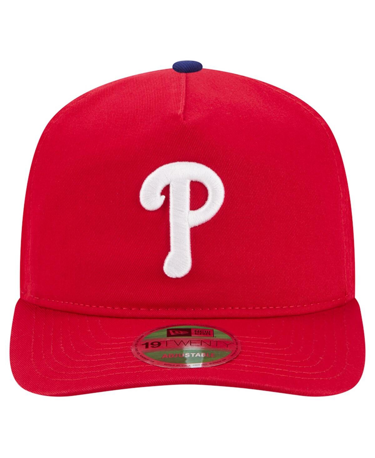 New Era Men's Red Philadelphia Phillies Team 19twenty Adjustable Hat In Red
