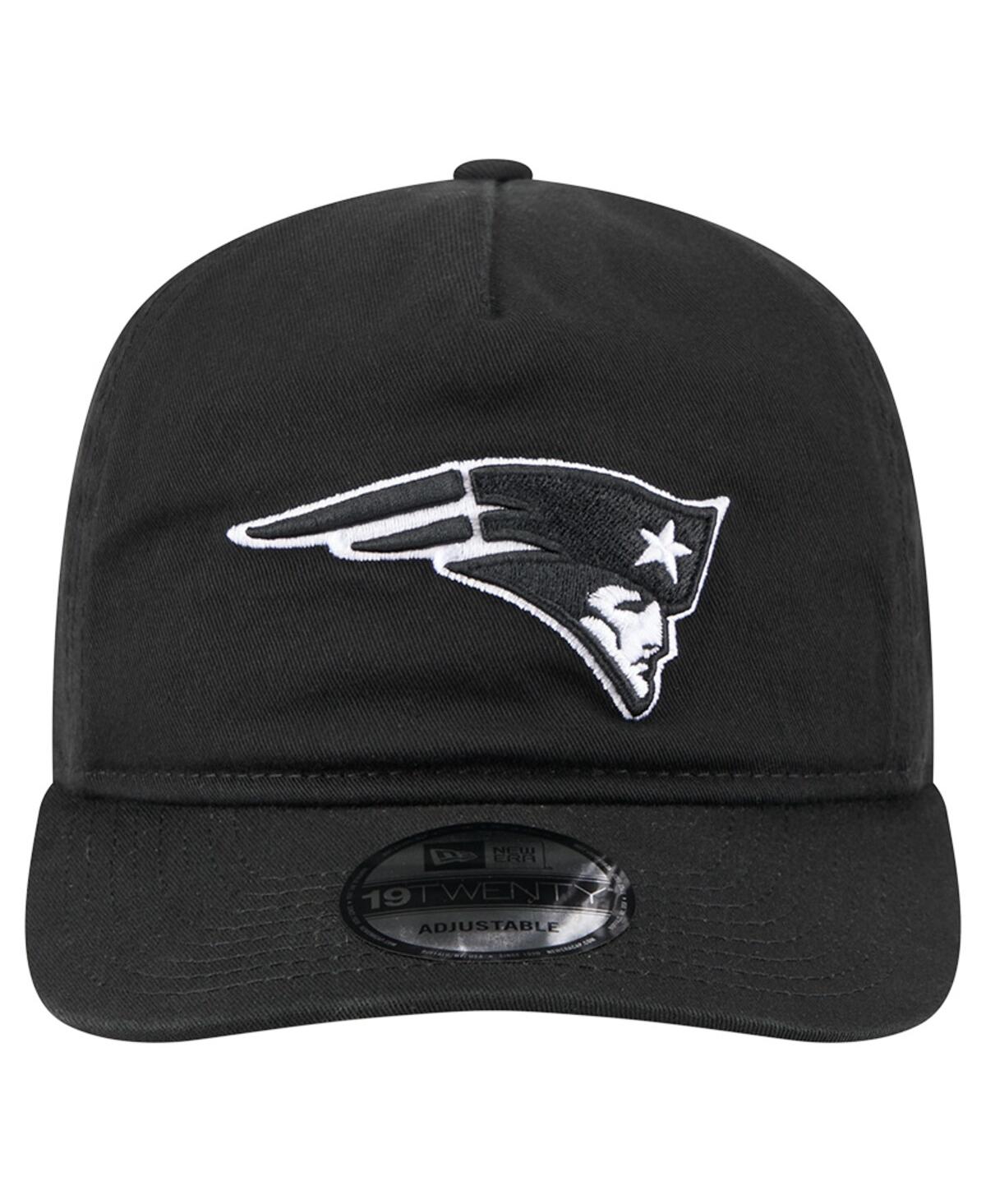 New Era Men'sâ Black/white New England Patriots 19twenty Adjustable Hat In Brown