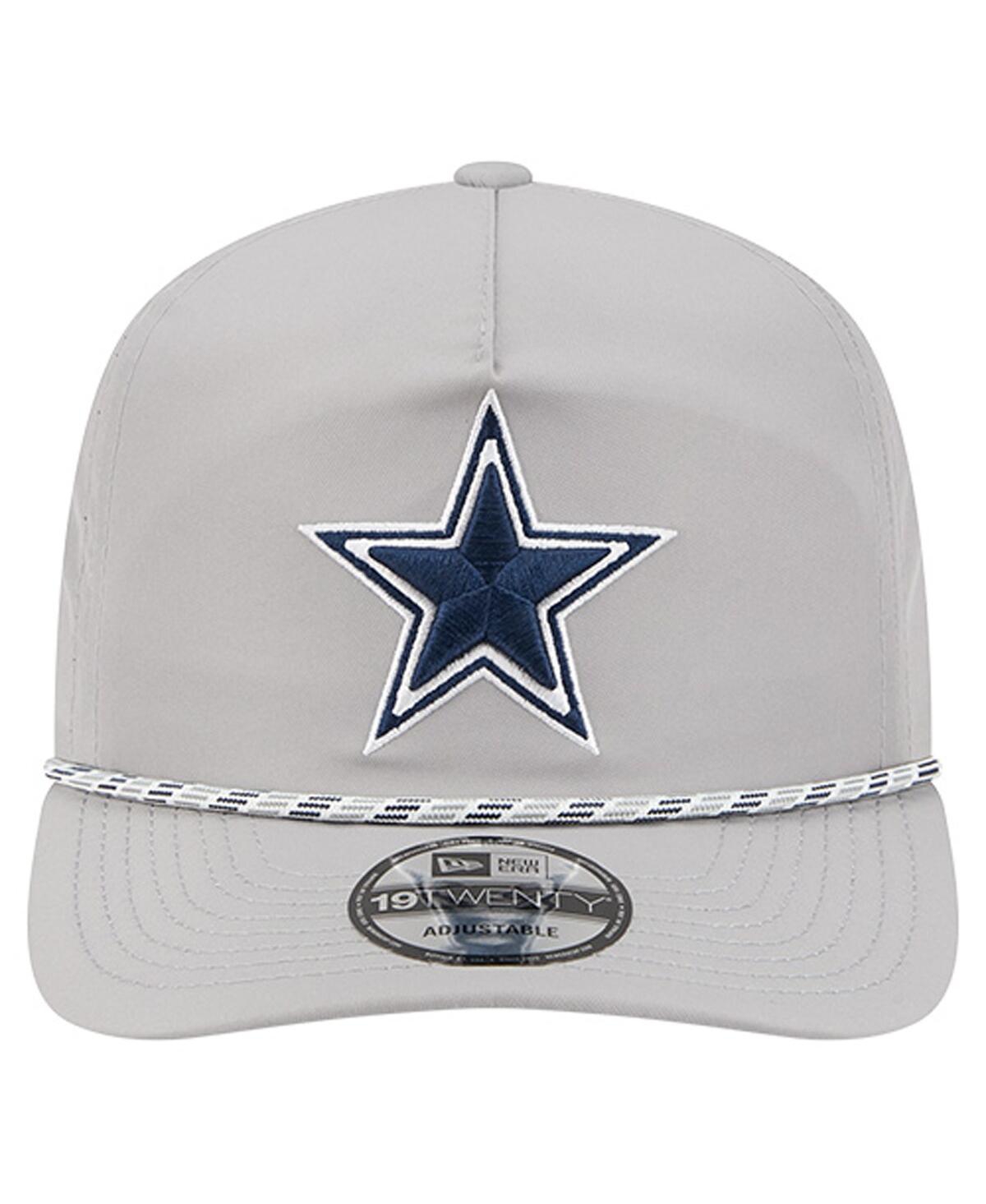New Era Men'sâ Gray Dallas Cowboys Rope 19twenty Hat In Brown