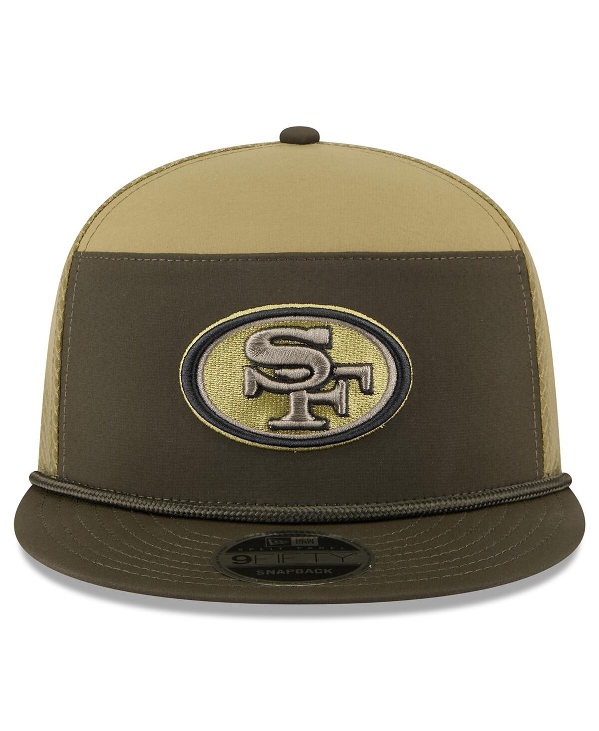 New Era Men's Dark Green San Francisco 49ers 2025 Salute to Service Split Panel 9FIFTY Snapback Hat