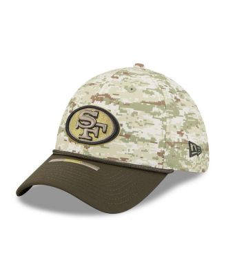 Men's Camo/Dark Green/Dark Green San Francisco 49ers 2025 Salute to Service 39THIRTY Flex Hat