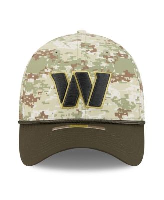 Men's Camo/Dark Green/Dark Green Washington Commanders 2025 Salute to Service 39THIRTY Flex Hat