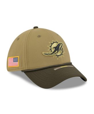 New Era - Men's Green Miami Dolphins 2025 Salute to Service 39THIRTY Flex Hat