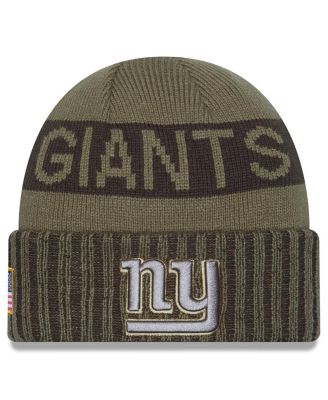 New Era - Men's Dark Green New York Giants 2025 Salute to Service Cuffed Knit Hat