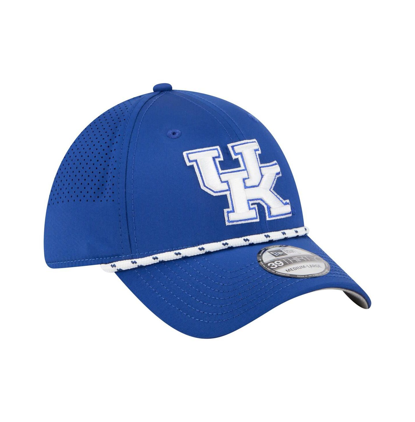 Мужская кепка New Era Royal Kentucky Wildcats Rope 39THIRTY Flex Hat — фото 4
