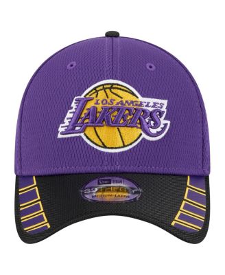 Men's&nbsp;Purple Los Angeles Lakers Visor Hit 39THIRTY Flex Hat