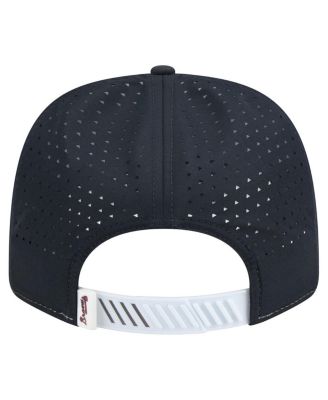 Men's White/Navy Atlanta Braves Established Patch 9SEVENTY Adjustable Hat