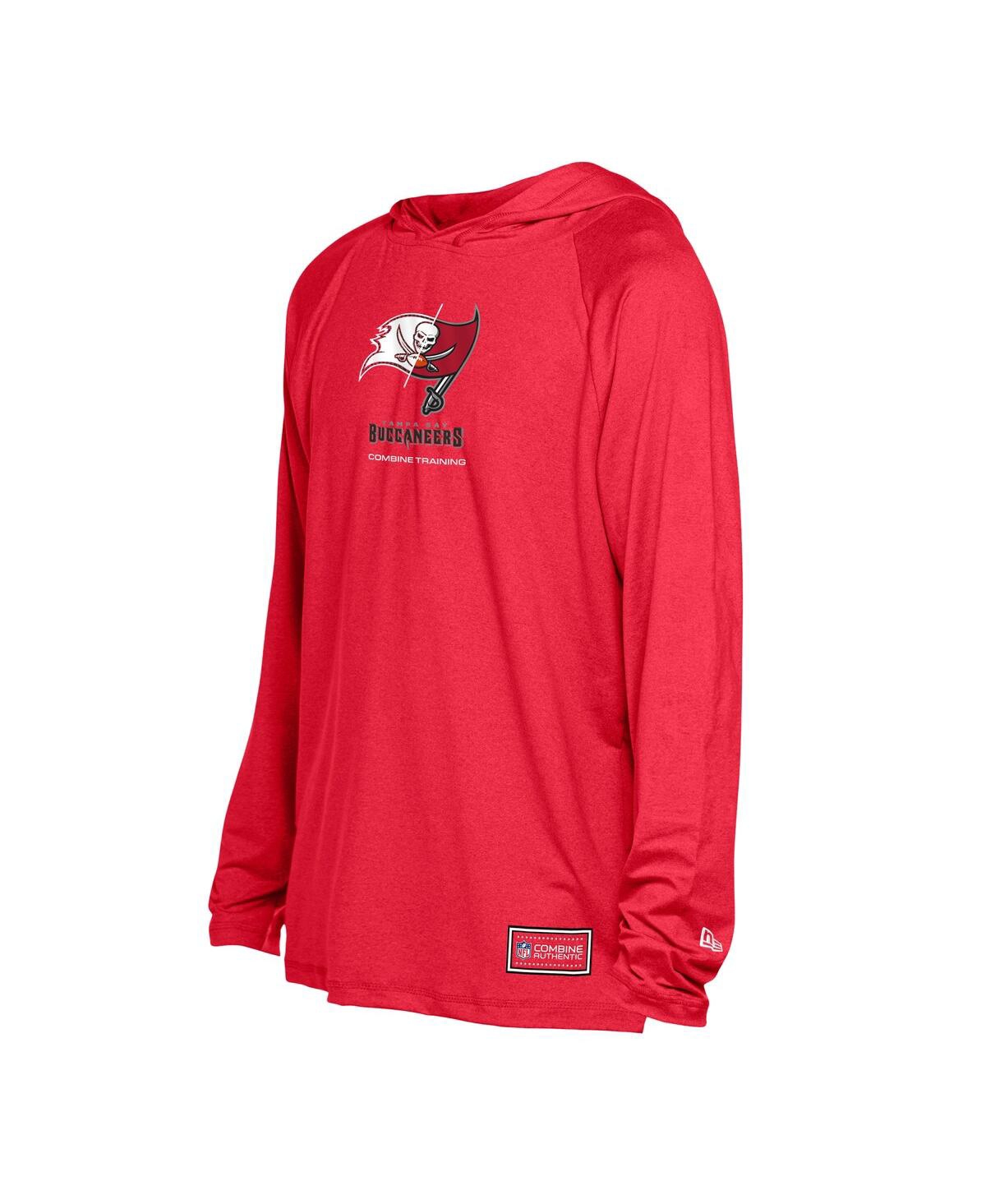 New Era Men's Red Tampa Bay Buccaneers Functional Fandom Hoodie In Red