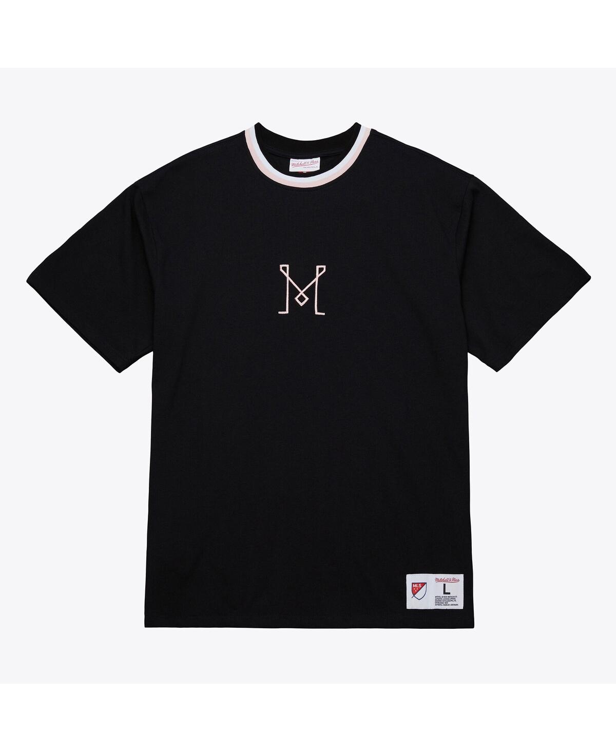 Mitchell & Ness Black Inter Miami Cf Playmaker T-shirt In Black