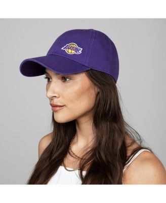 Women's Purple Los Angeles Lakers Micro Lefty Adjustable Hat