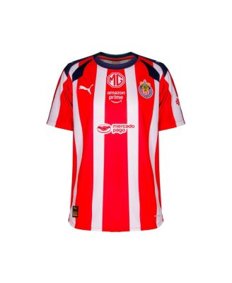 Big Boys and Girls Red Chivas 2025/26 Home Replica Jersey